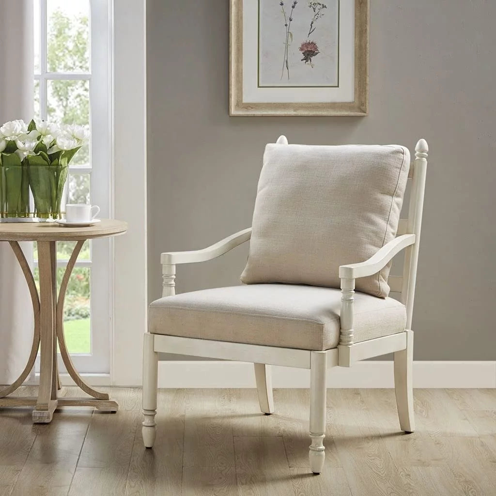 Accent Chair with Cream Finish A536