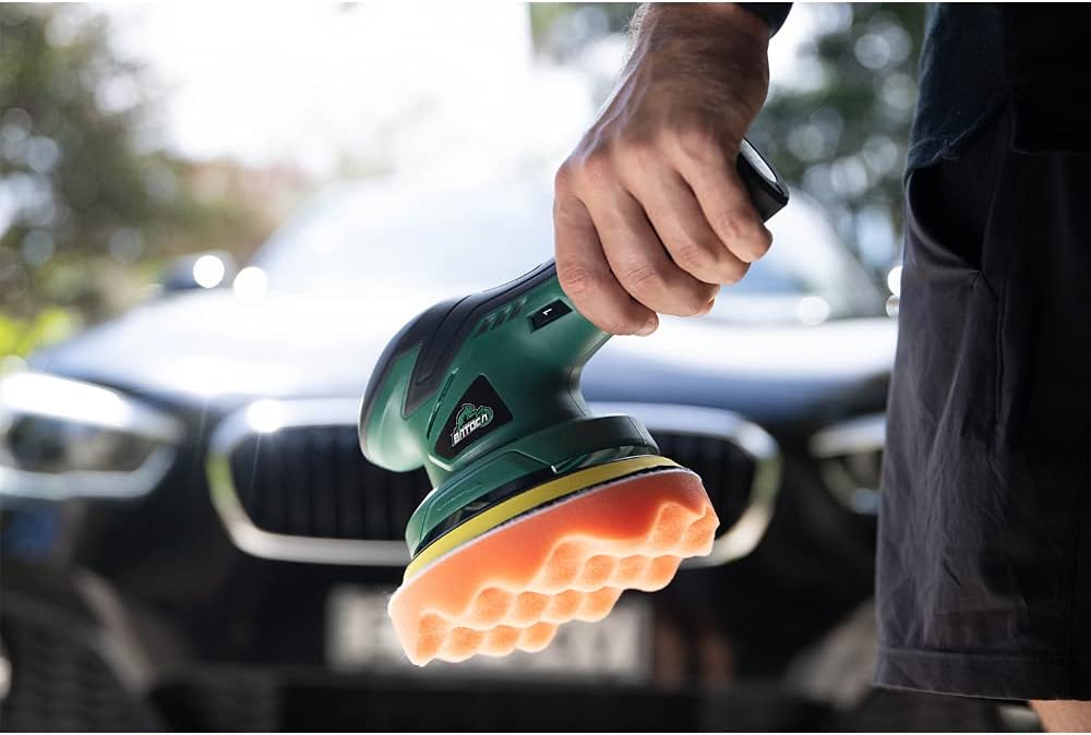 Cordless Car Buffer Polisher with 12V Lithium Rechargeable Battery Brushless Polisher E40162