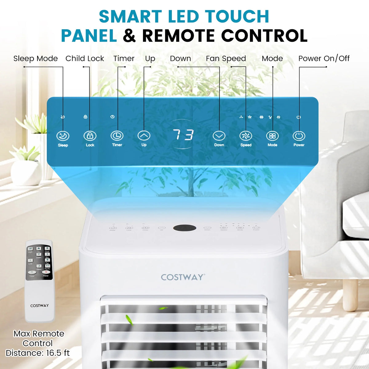 10000 BTU Portable Air Conditioner Q1163