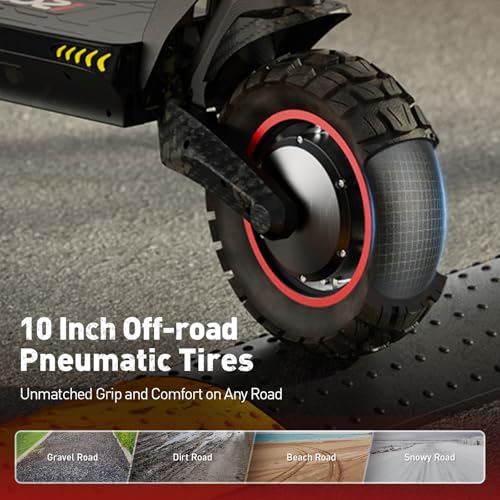 Electric Scooter with Cruise Control, Dual Suspensions, Foldable W3359
