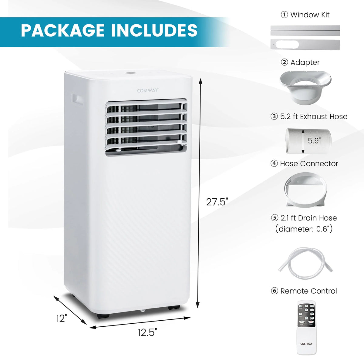 10000 BTU Portable Air Conditioner Q1163