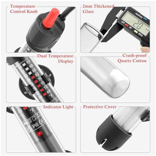 50W Submersible Glass Aquarium Heater B484