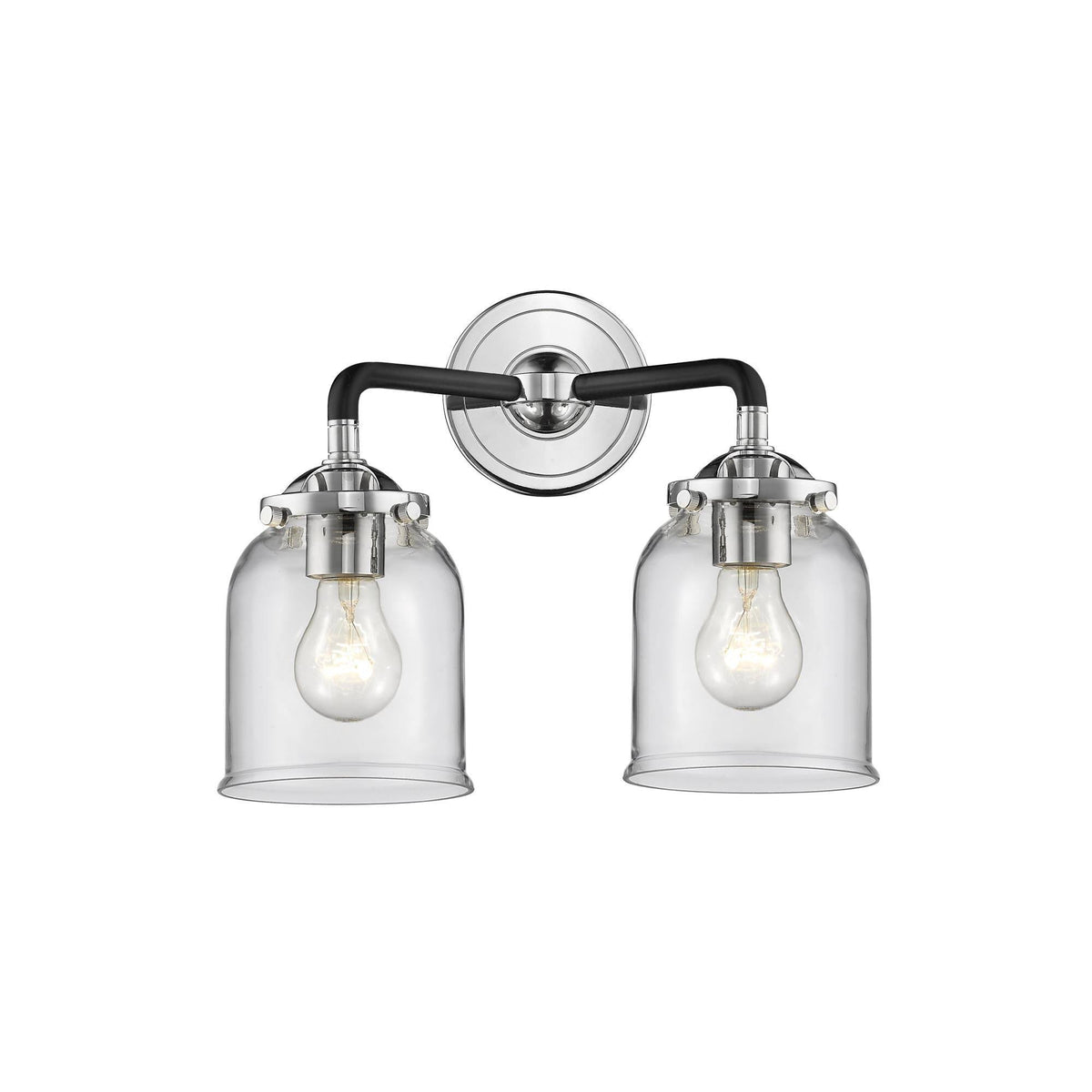 Small Bell 13 inch 2 Light Bath V1491