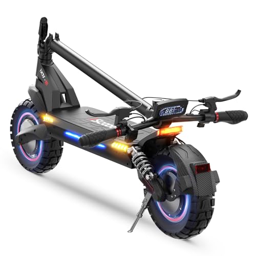 Electric Scooter with Cruise Control, Dual Suspensions, Foldable W3359