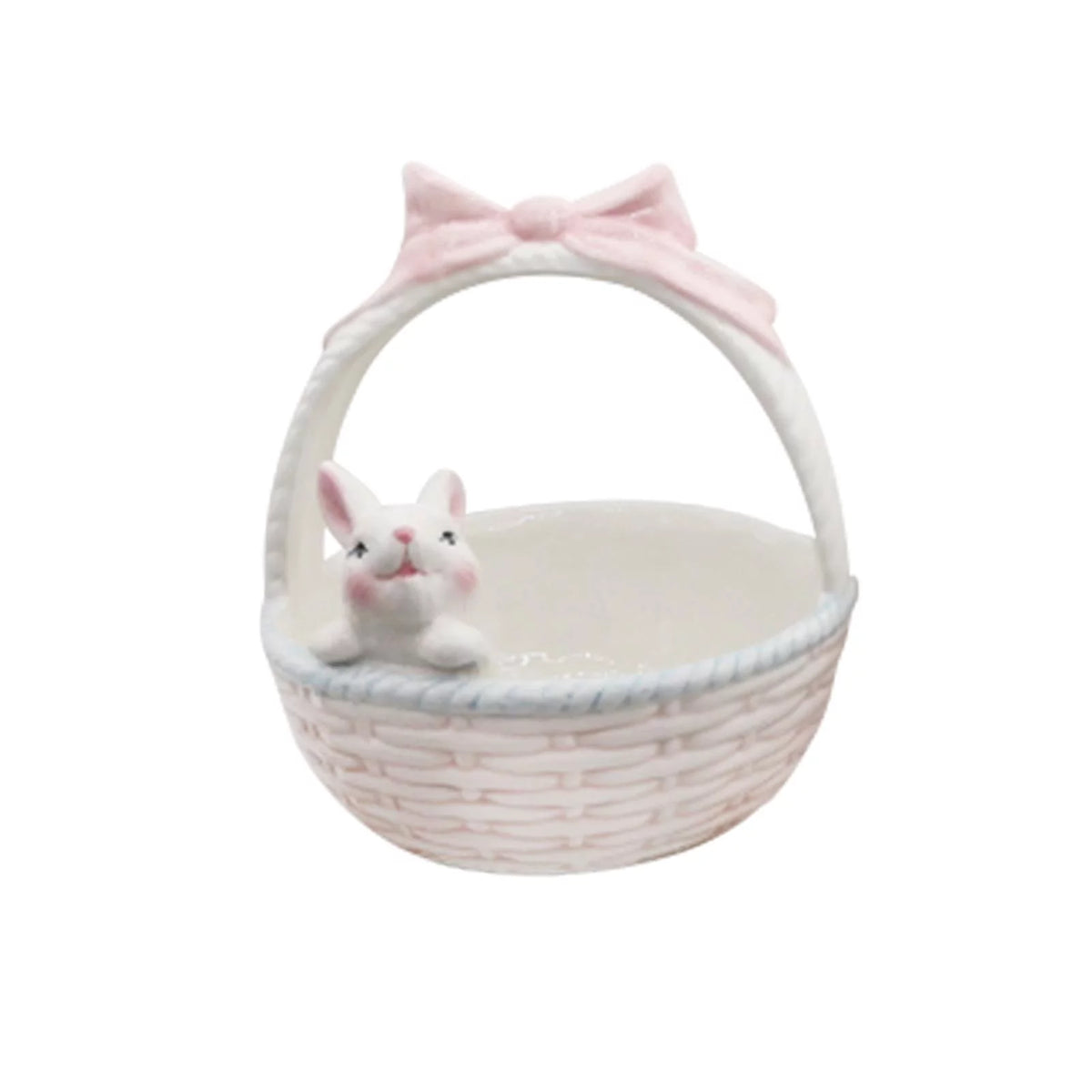 Ceramic Rabbit Easter Basket Bunny Bowls Small Candy Serving Bowls L207