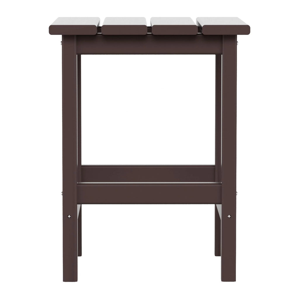 Dark Brown Plastic Outdoor Side Table Q1951