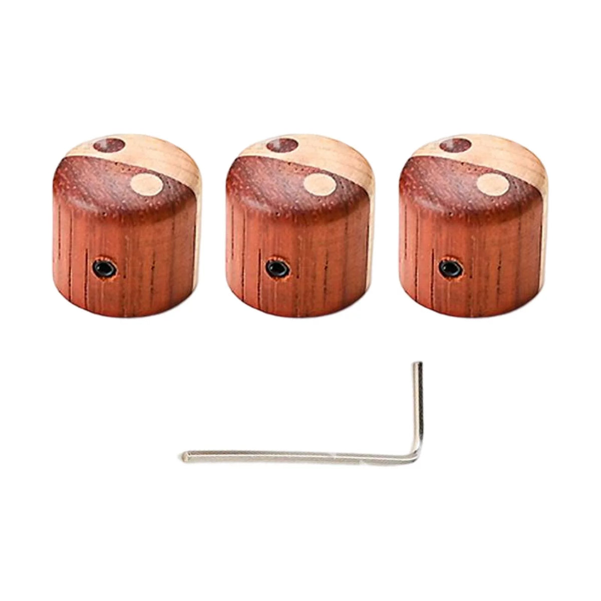 Wooden Electric Guitar Knobs with Screwdriver J6623