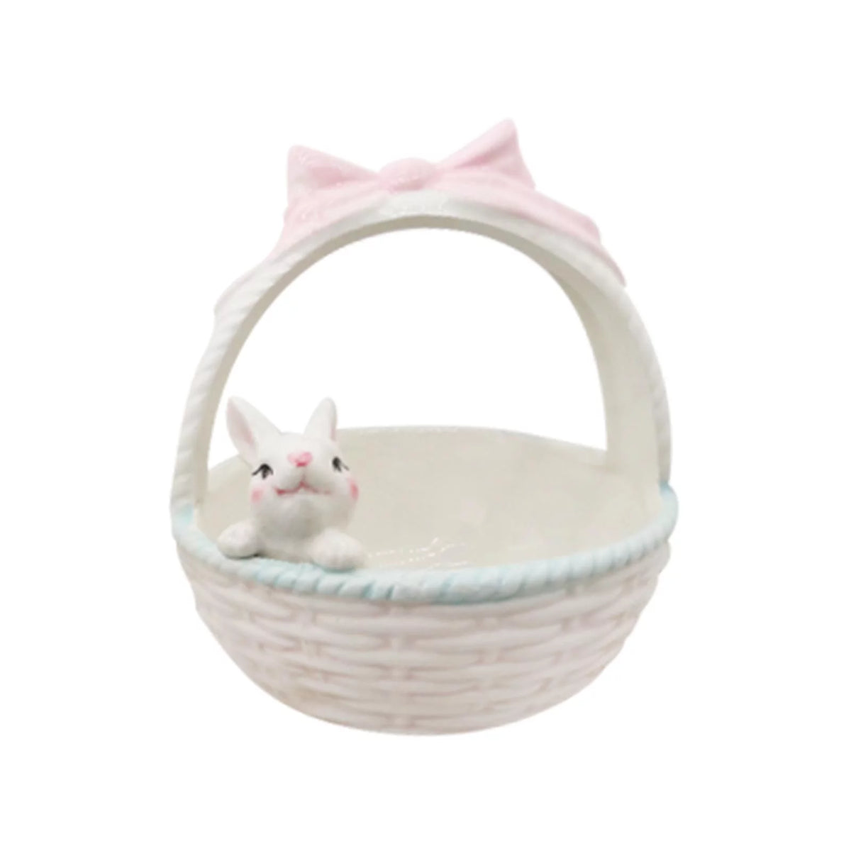 Ceramic Rabbit Easter Basket Bunny Bowls Small Candy Serving Bowls L207
