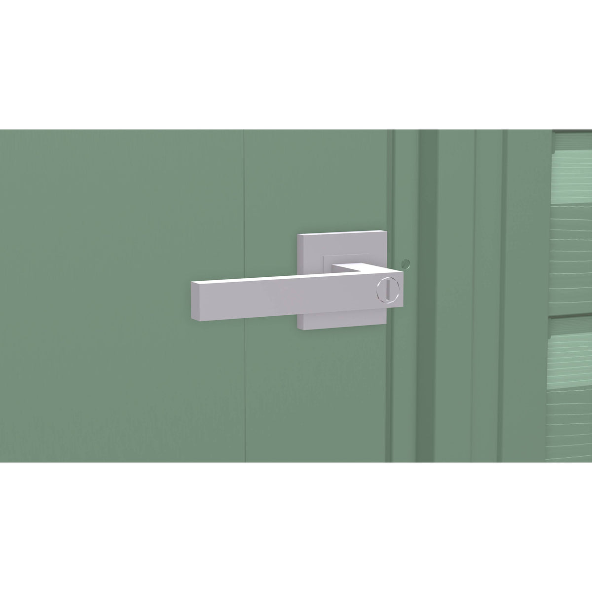 Steel Storage Shed 6x7 Sage Green A210