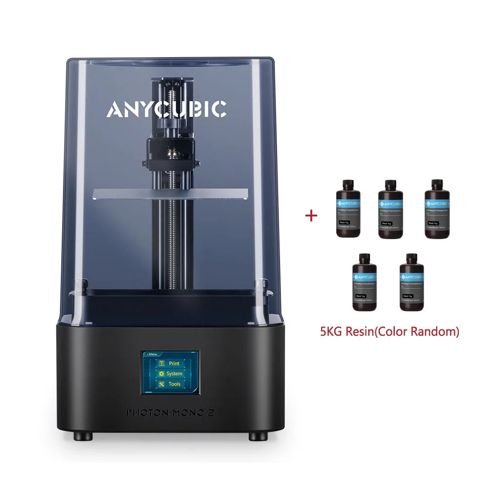 LCD 4K Resin 3D Printer with 5 KG UV Resin O43302