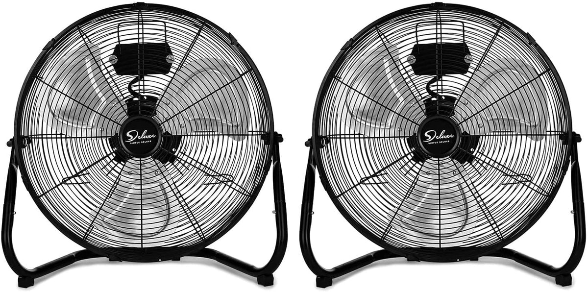 12 inch 1800 CFM 3-Speed Metal Floor Fan V1032