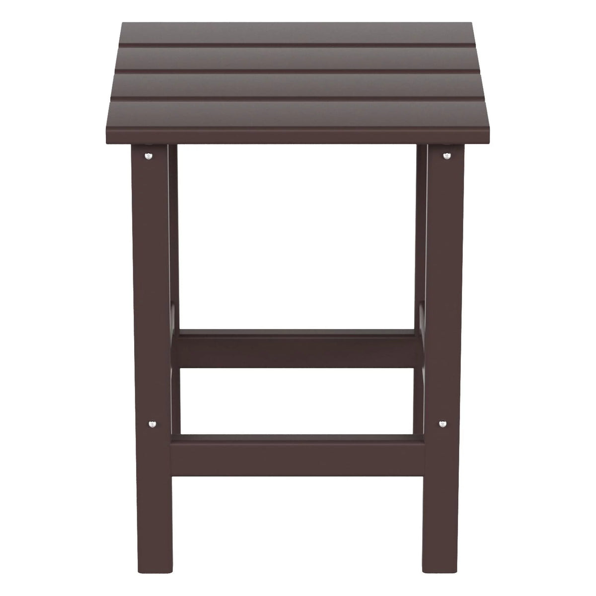 Dark Brown Plastic Outdoor Side Table Q1951