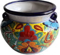 Rainbow Mexican Talavera Ceramic Garden Pot U217