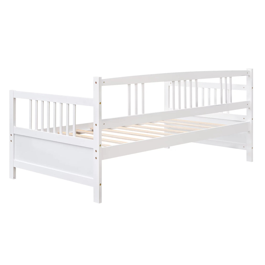 White Twin Size Solid Wood Daybed A59138