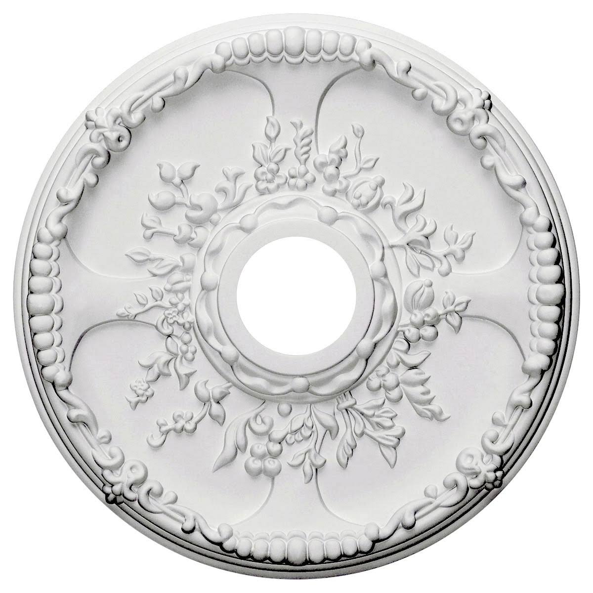 18 inch x 3 1/2 inch Hand-Painted Ceiling Medallion N357193