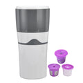 Portable PP Drip Coffee Maker for K Cups Gray White M12987
