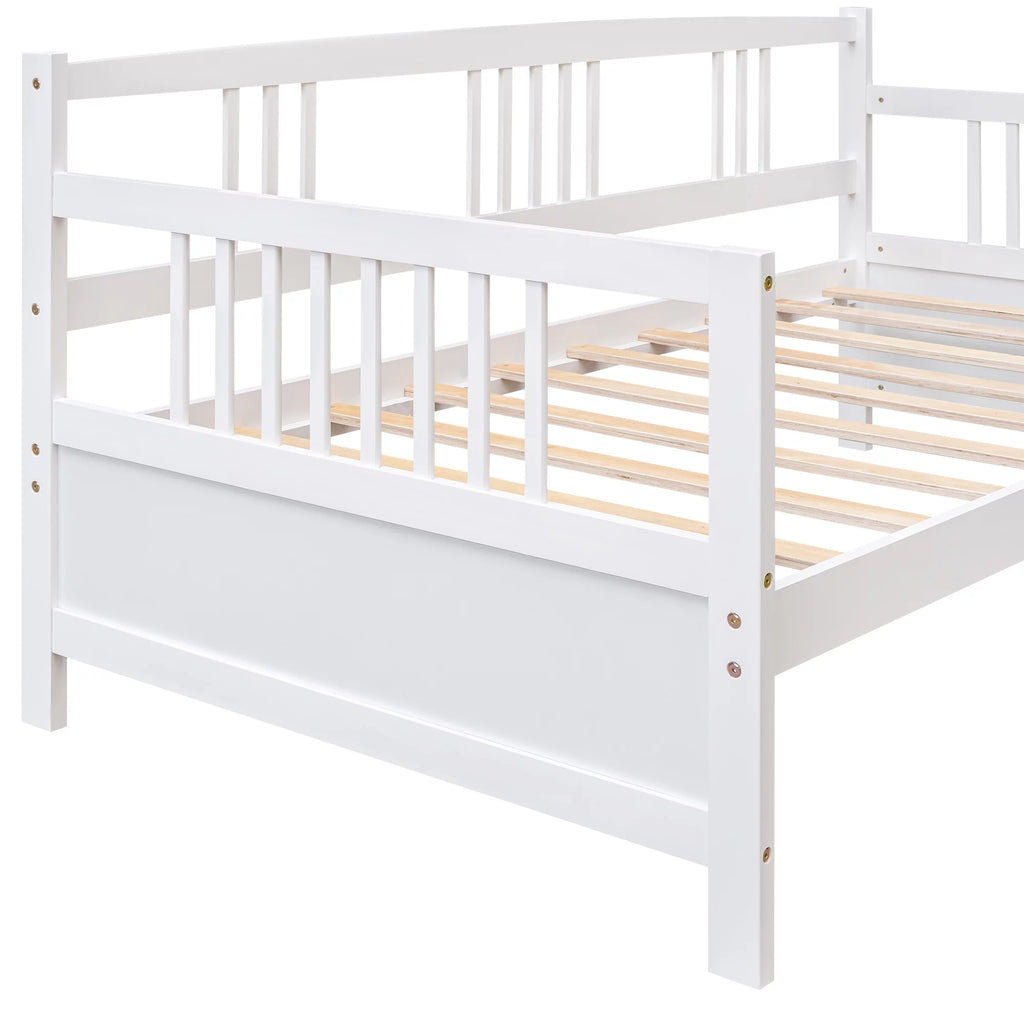 White Twin Size Solid Wood Daybed A59138