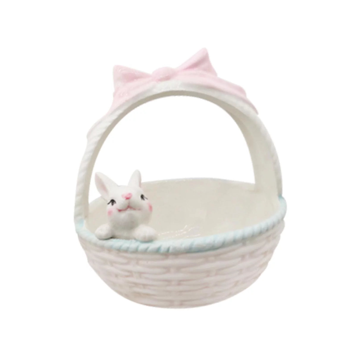 Ceramic Rabbit Easter Basket Bunny Bowls Small Candy Serving Bowls L207