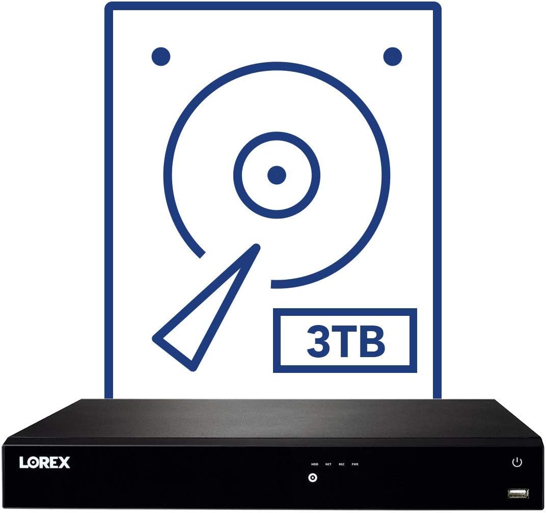 16-Channel 4K Ultra HD NVR Security System with 8 IP Security Cameras and 3TB Hard Drive M622948