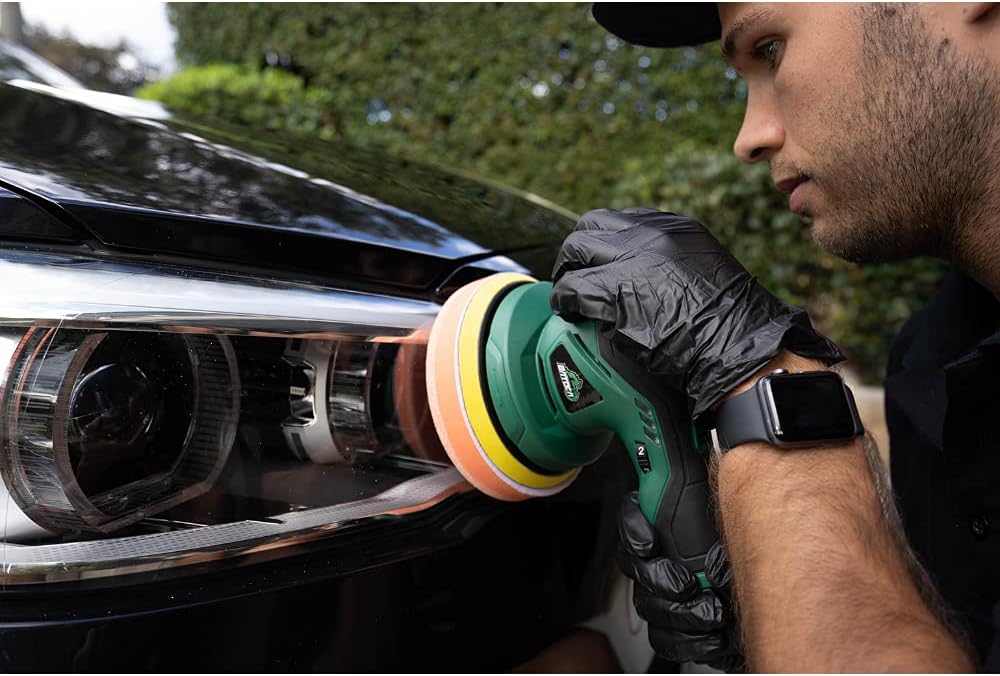 Cordless Car Buffer Polisher with 12V Lithium Rechargeable Battery Brushless Polisher E40162