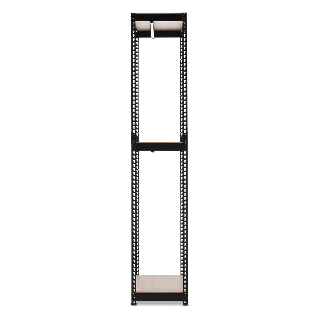 White Metal 3-Shelf Closet Storage Organizer R542