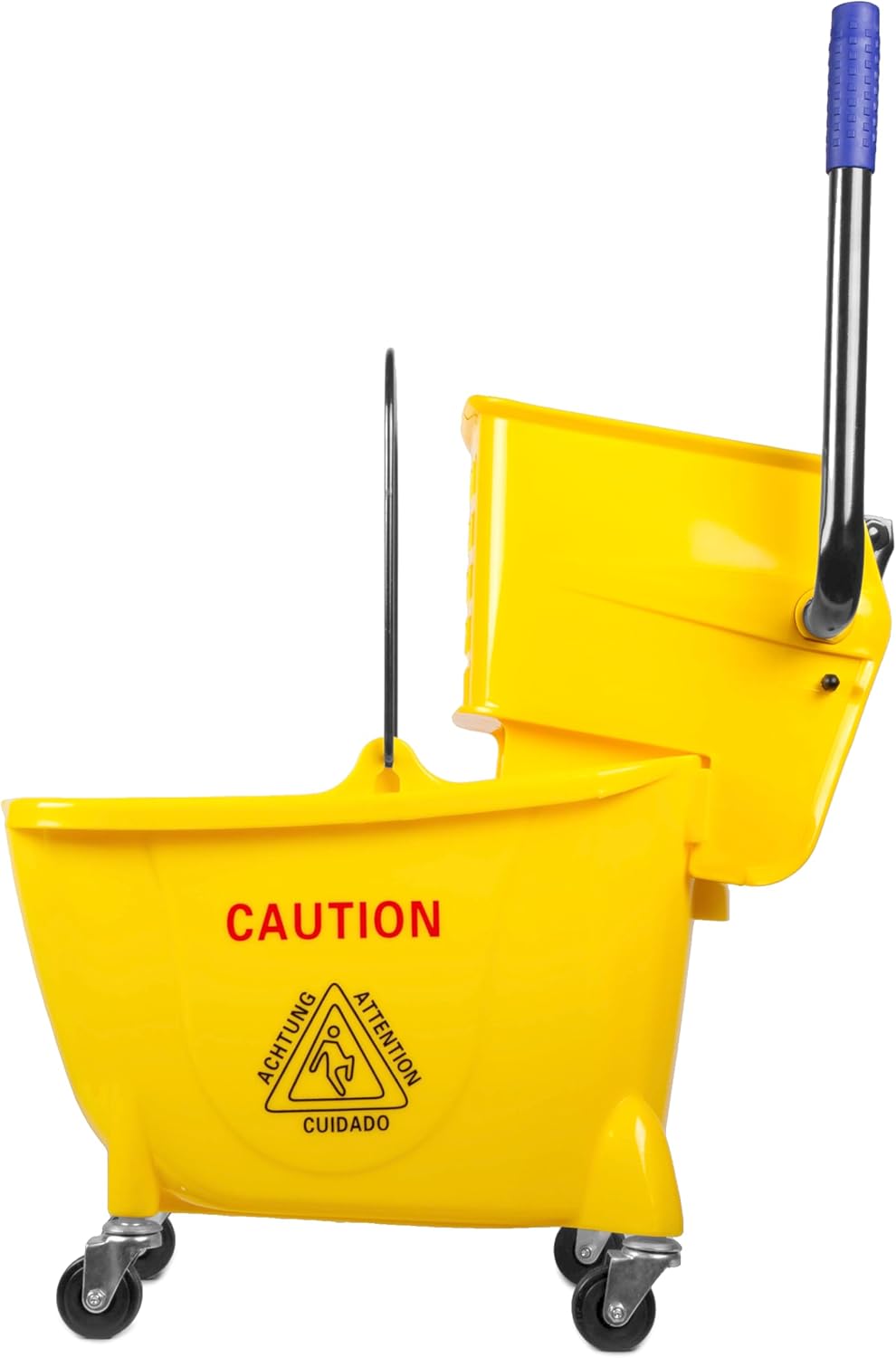 26-Quart Rolling Mop Bucket with Down Press Wringer B7517