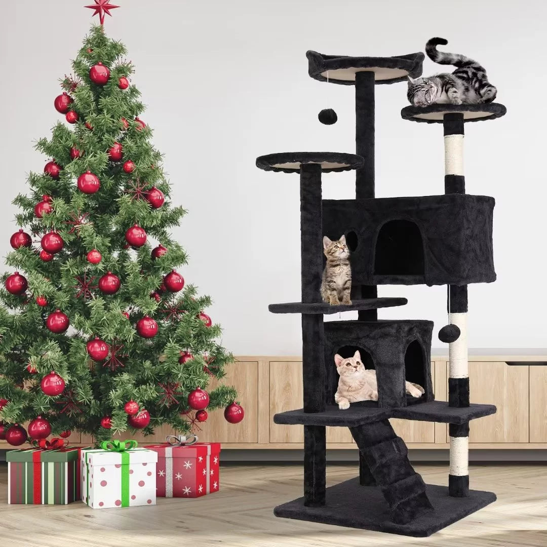 54 inch Dark Gray Cat Tree S13061
