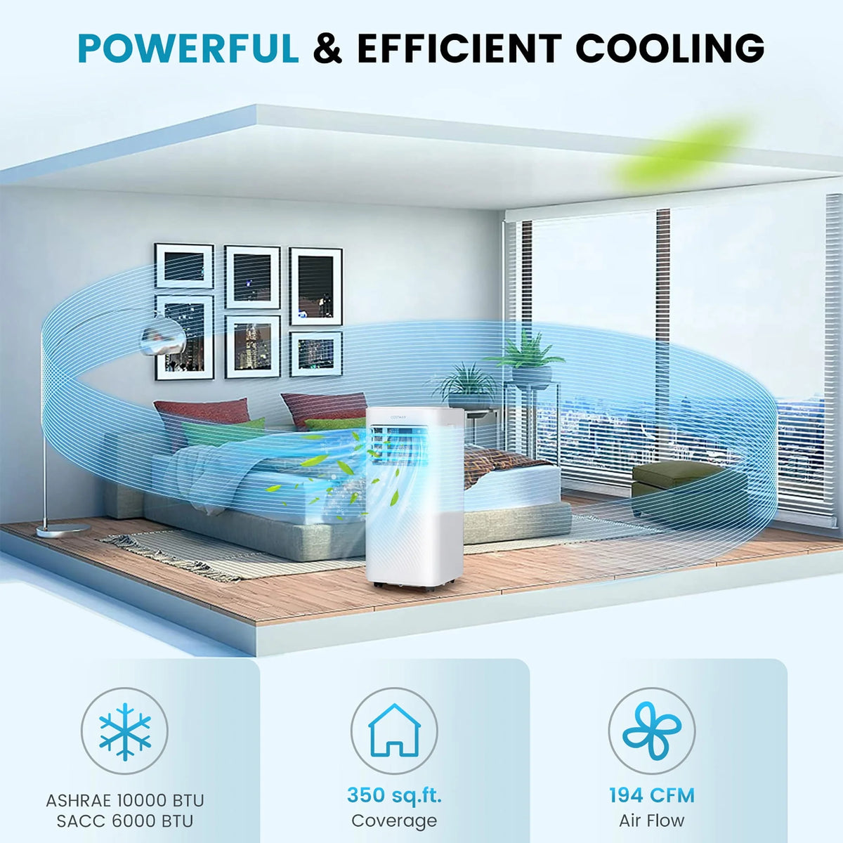 10000 BTU Portable Air Conditioner Q1163
