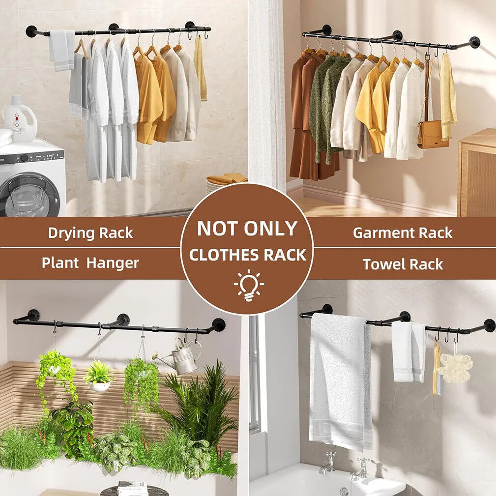 Clothes Rack with Hooks Z37927