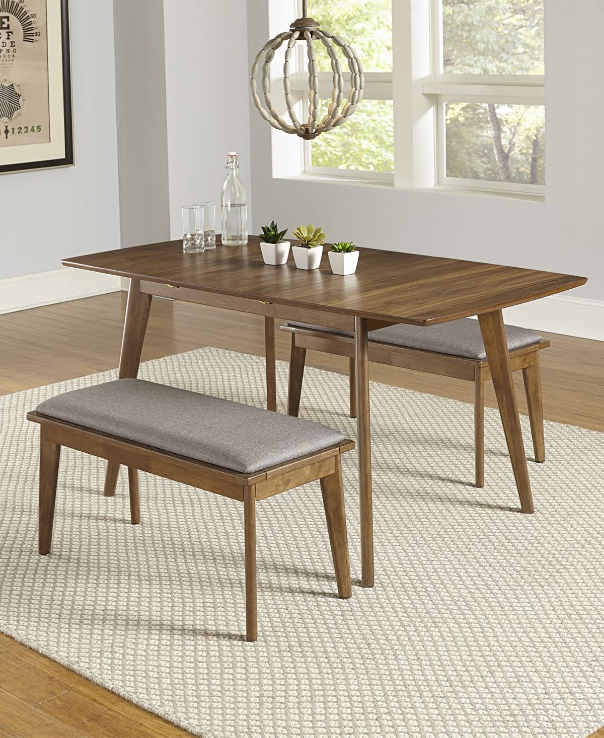 Walnut Butterfly Table O48165