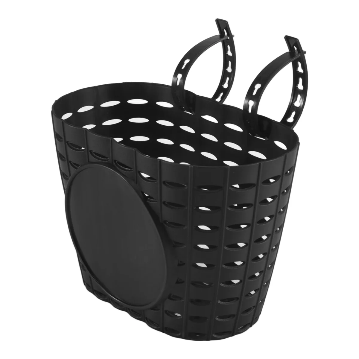 Black Plastic Kids Bike Basket B4263