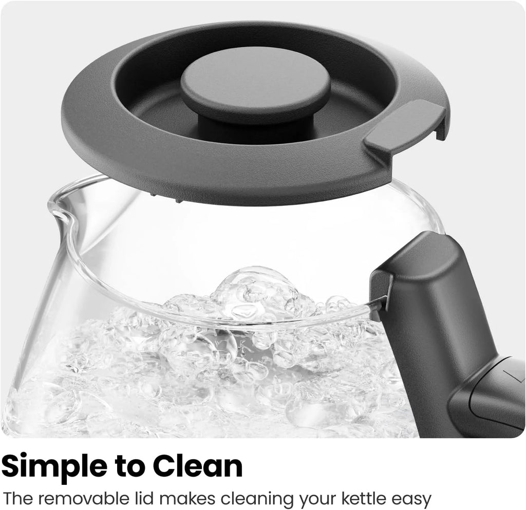 1.7L Electric Glass Kettle with Tea Infuser F9296