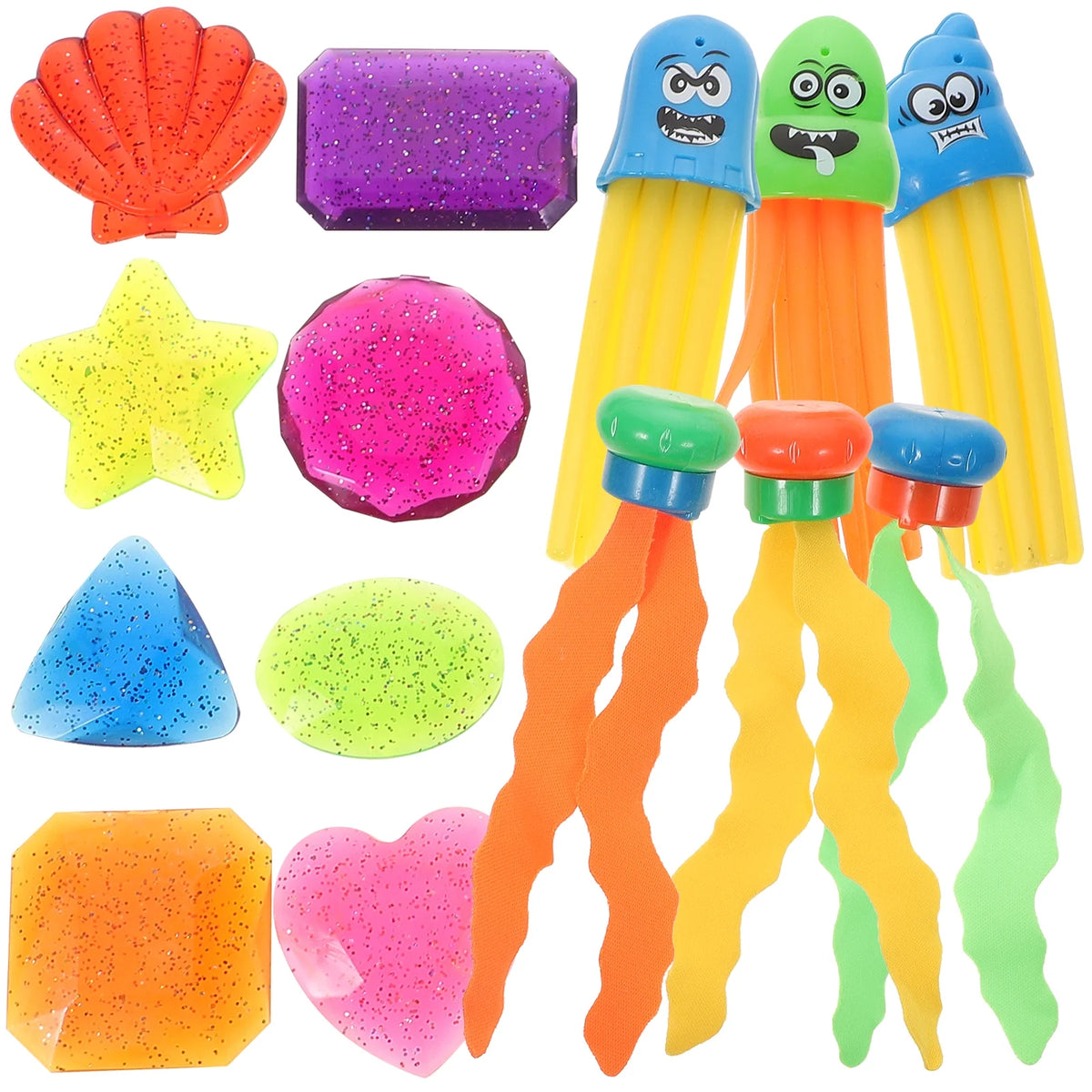 14pcs Kids Diving Toy Set Underwater Sinking Swimming Pool Toys C156