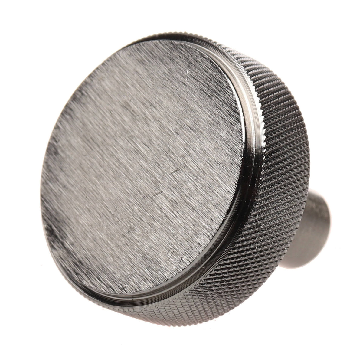 1-1/2 in. Solid Round Knurled Cabinet Knob, Satin Nickel, Pack of 10 P16298