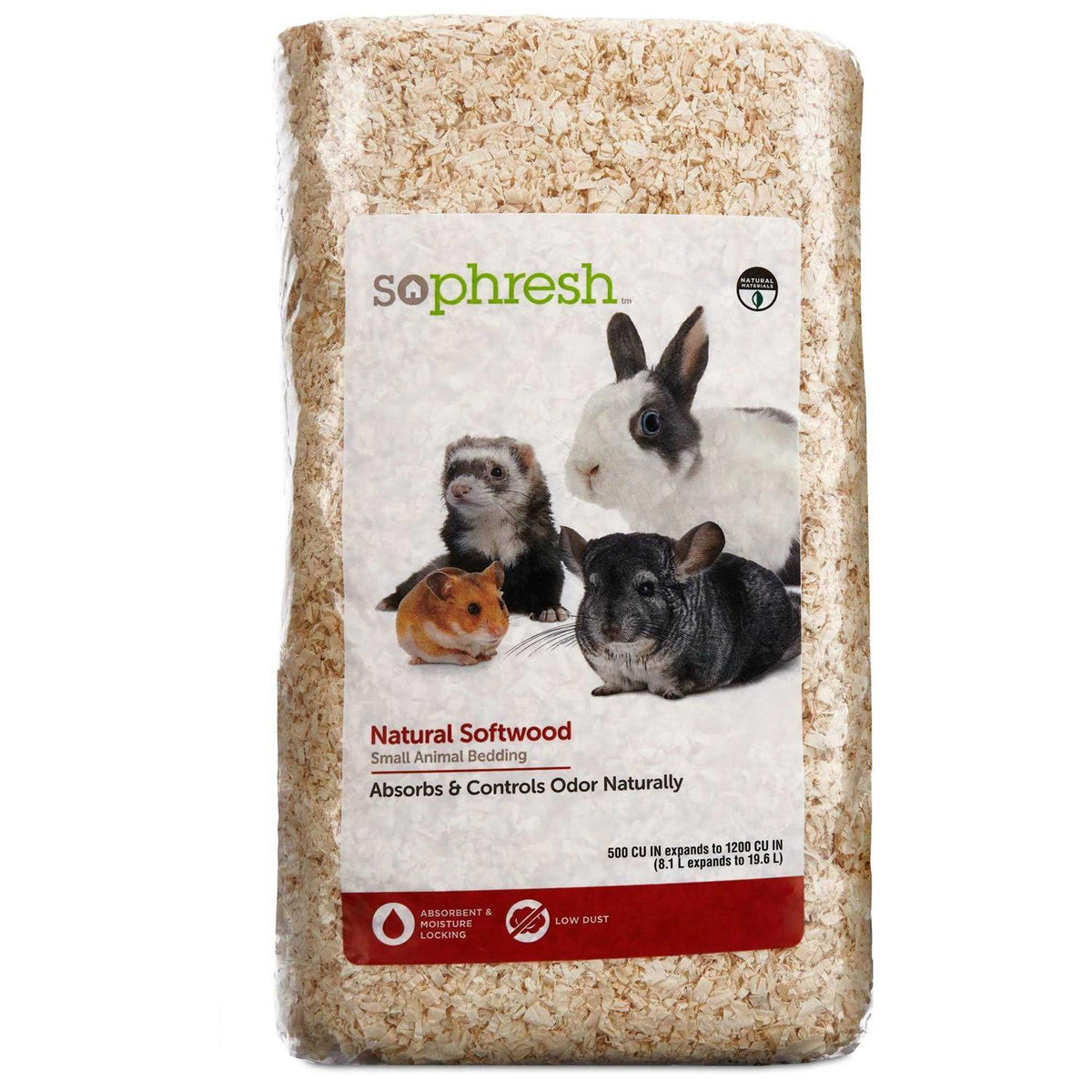 Natural Softwood Small Animal Bedding N35630