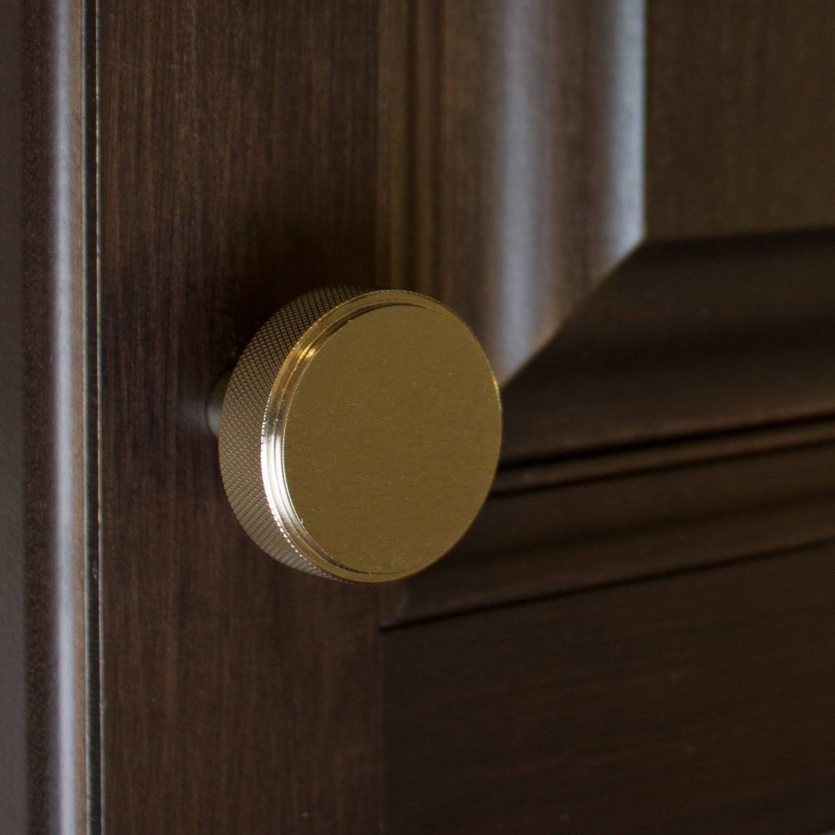 1-1/2 in. Solid Round Knurled Cabinet Knob, Satin Nickel, Pack of 10 P16298