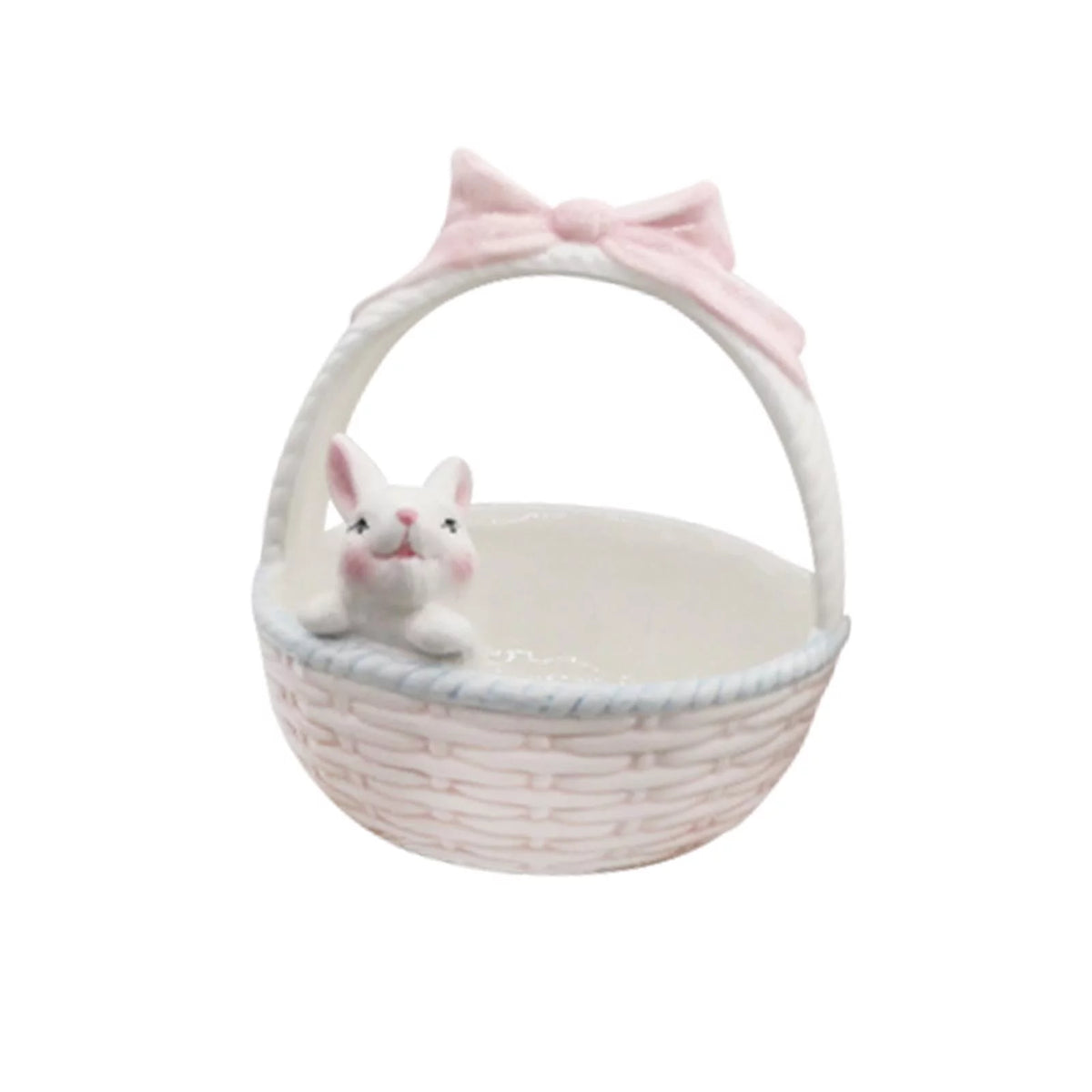 Ceramic Rabbit Easter Basket Bunny Bowls Small Candy Serving Bowls L207