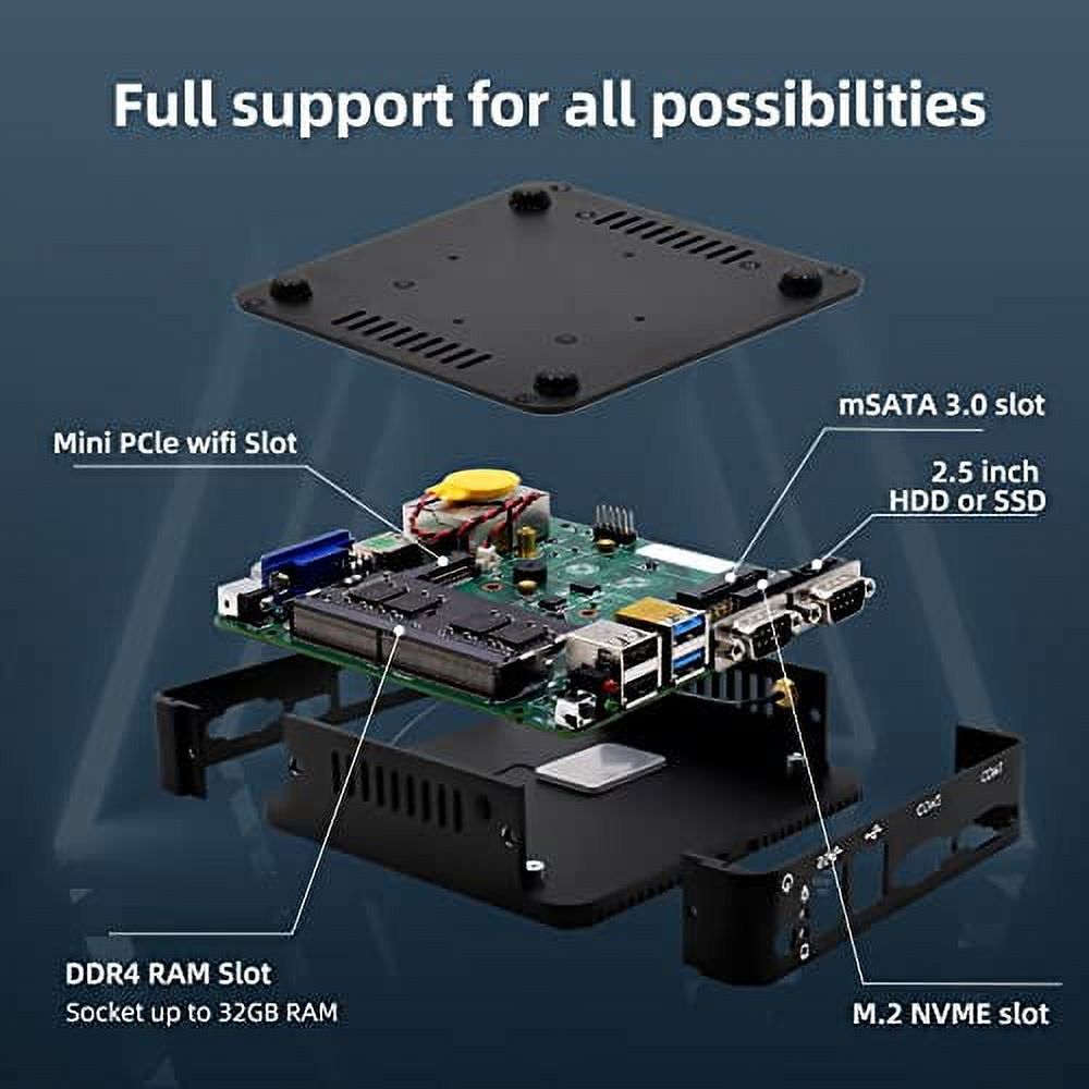 32GB DDR4 RAM 512GB SSD Fanless Mini PC G284270