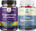 Pure Magnesium Glycinate 400mg Zinc Gummies for Adults X939