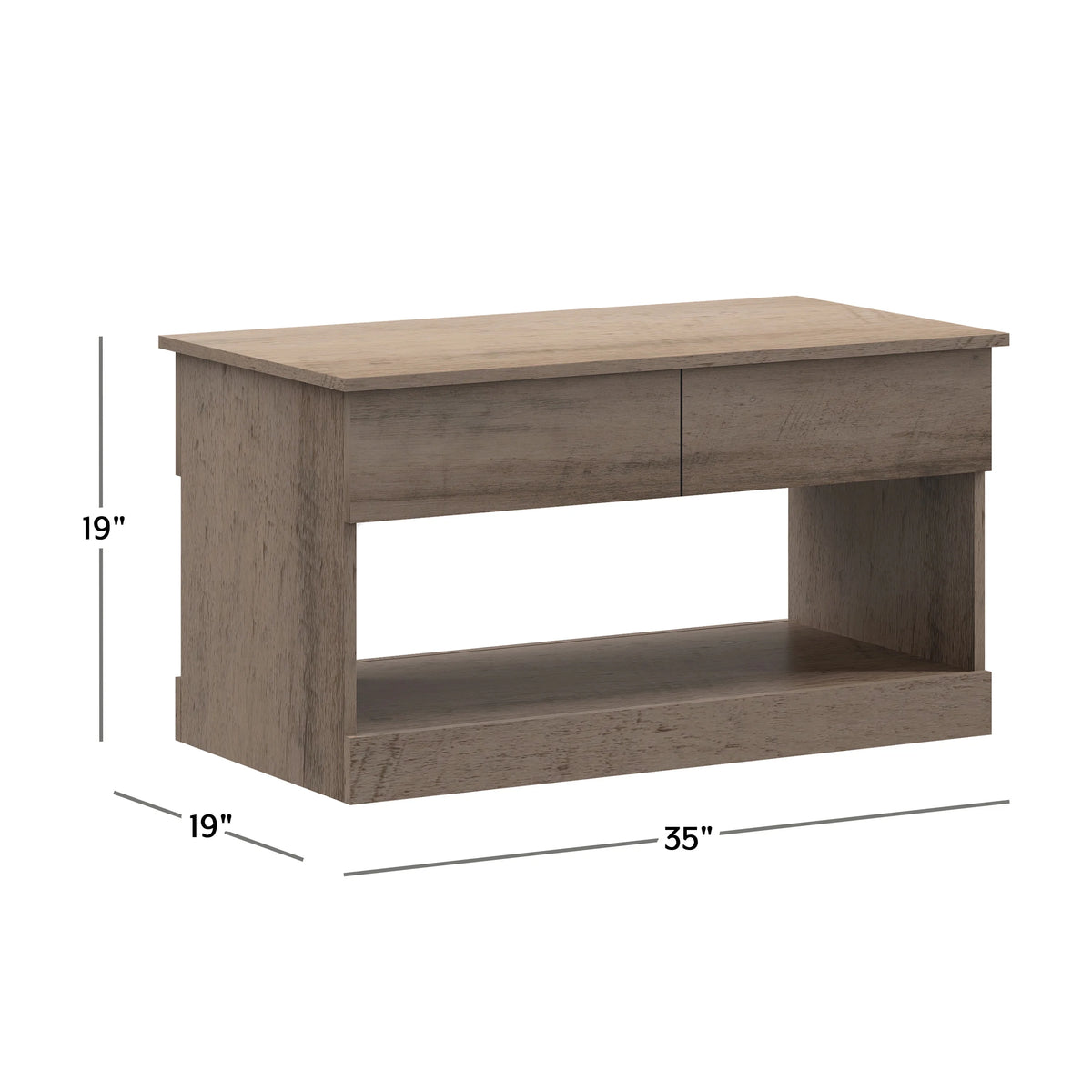 Gray Oak Lift Top Coffee Table G11303