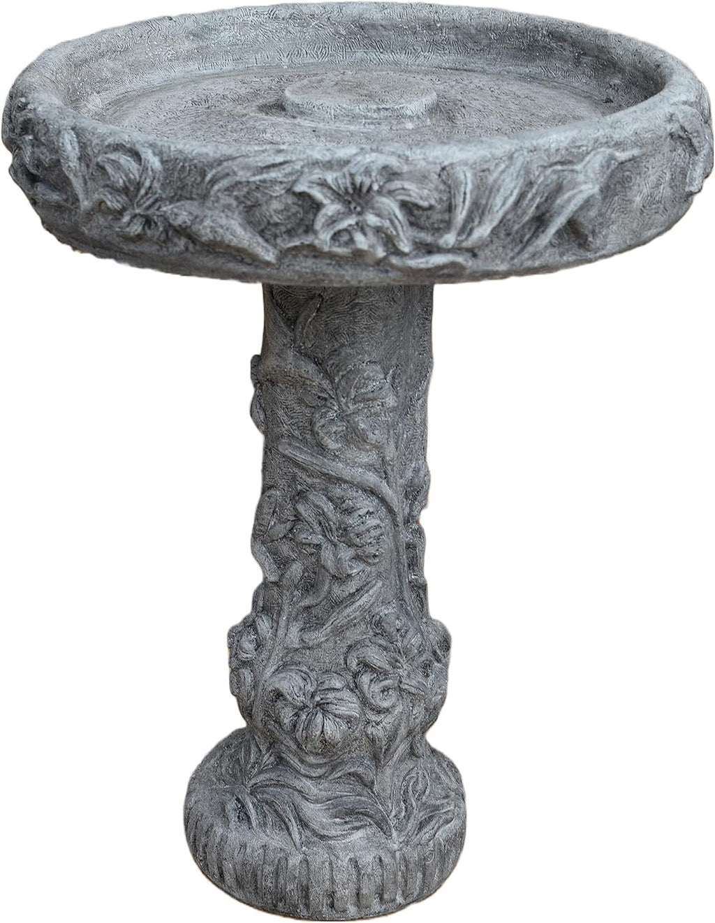 PreAged 27in Tall Birdbath H704778