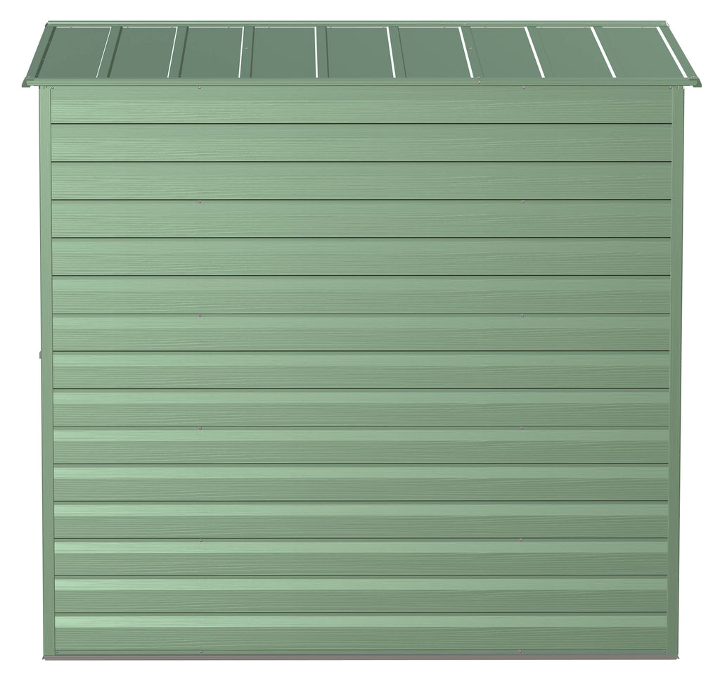 Steel Storage Shed 6x7 Sage Green A210
