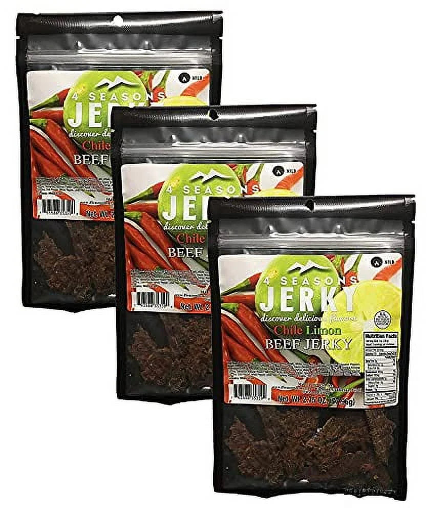 Chile Limon Carne Asada Jerky 3 Pack 2.75 Oz J1137