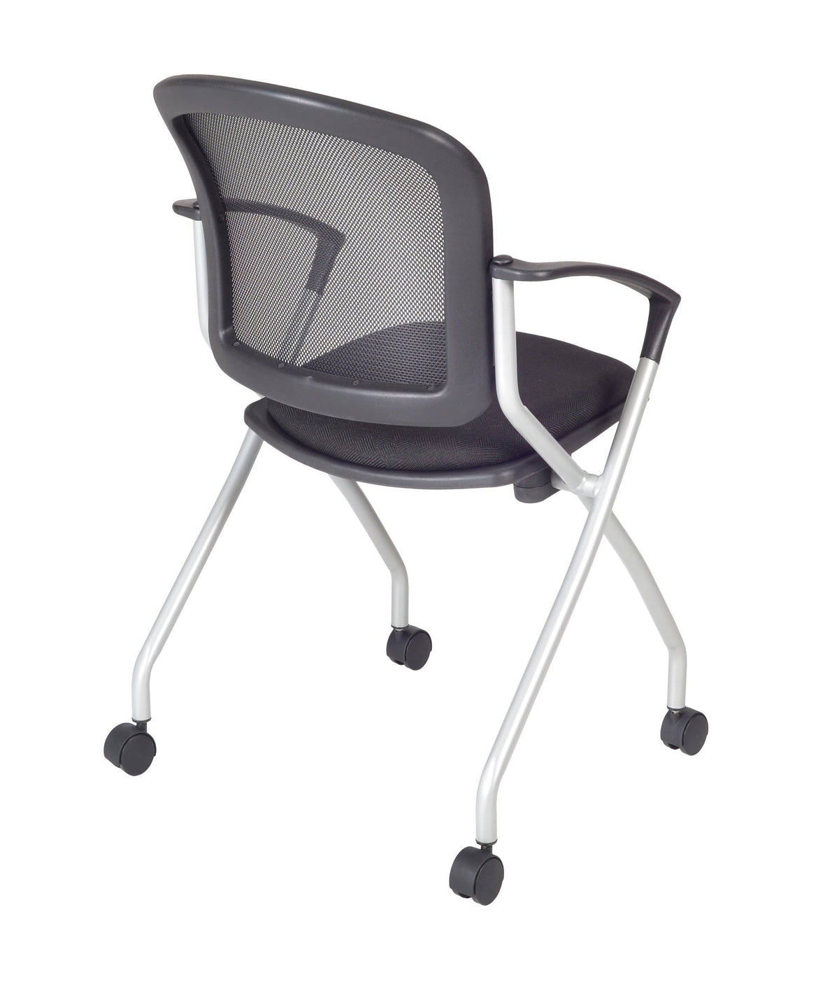 Mocha Walnut Training Table and 2 Nesting Chairs B298