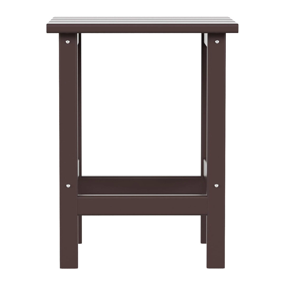 Dark Brown Plastic Outdoor Side Table Q1951