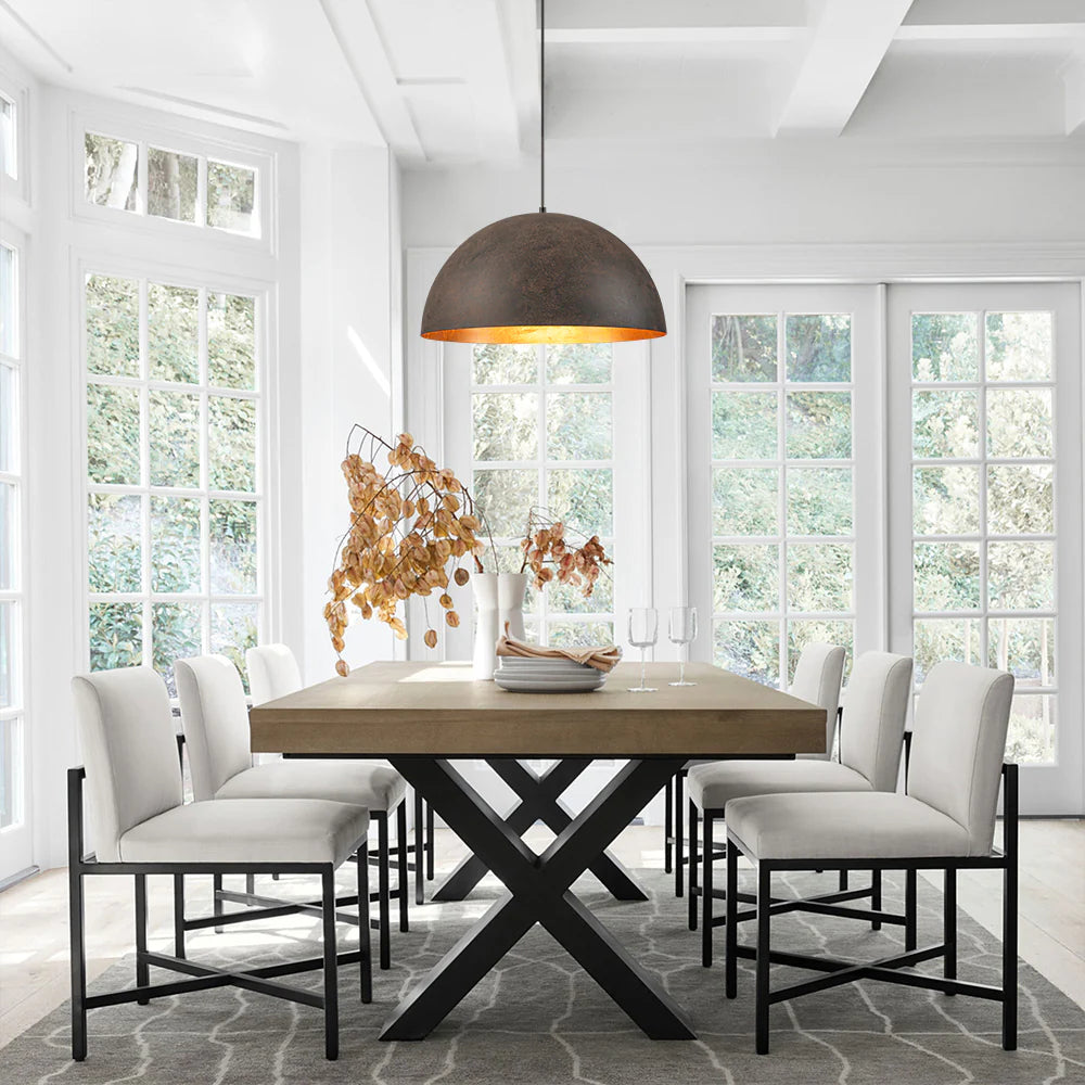 1-Light Dimmable Dome Kitchen Island Pendant Z2251
