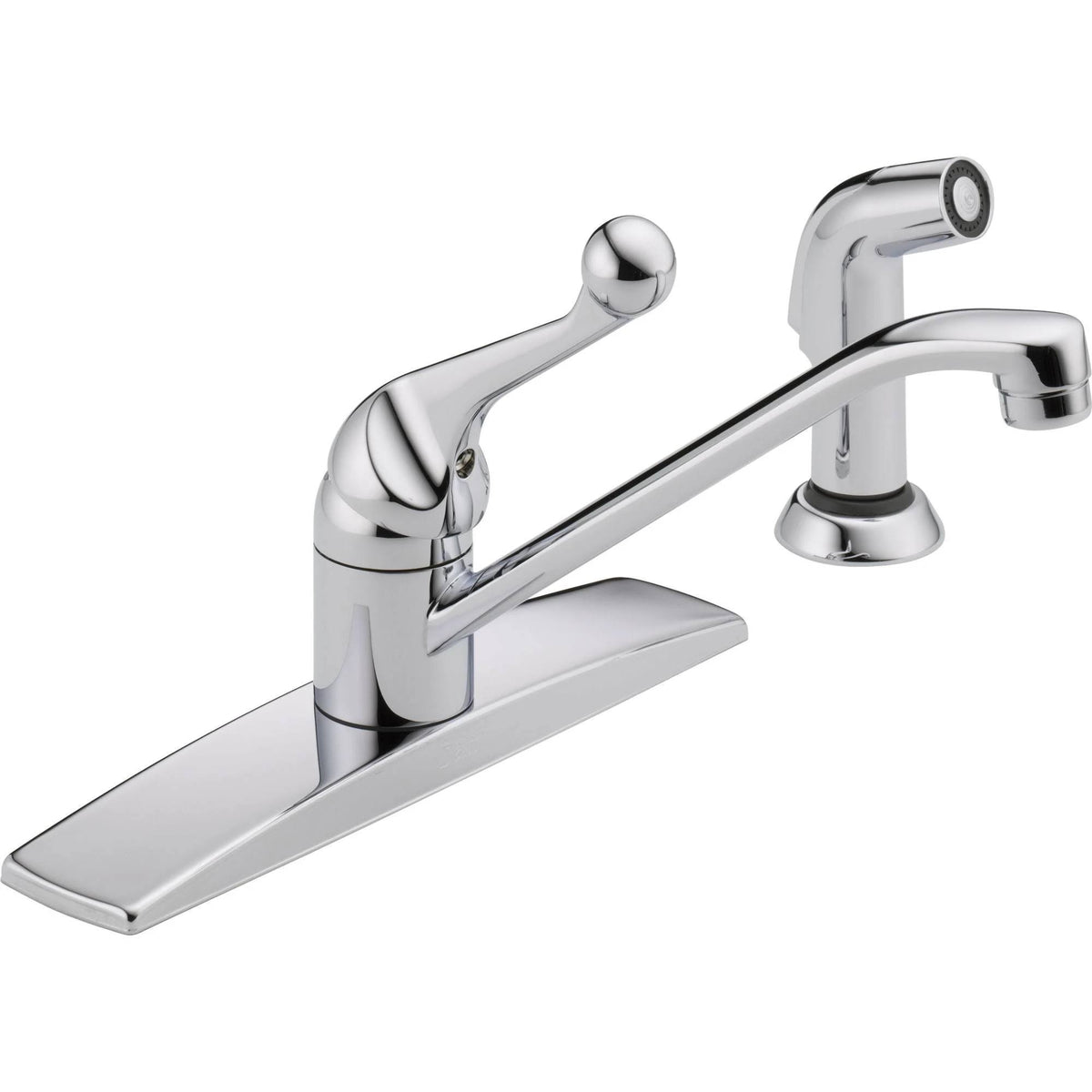 Single Handle Kitchen Faucet with Spray - Chrome T4818