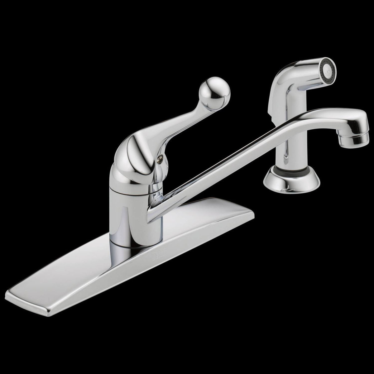 Single Handle Kitchen Faucet with Spray - Chrome T4818
