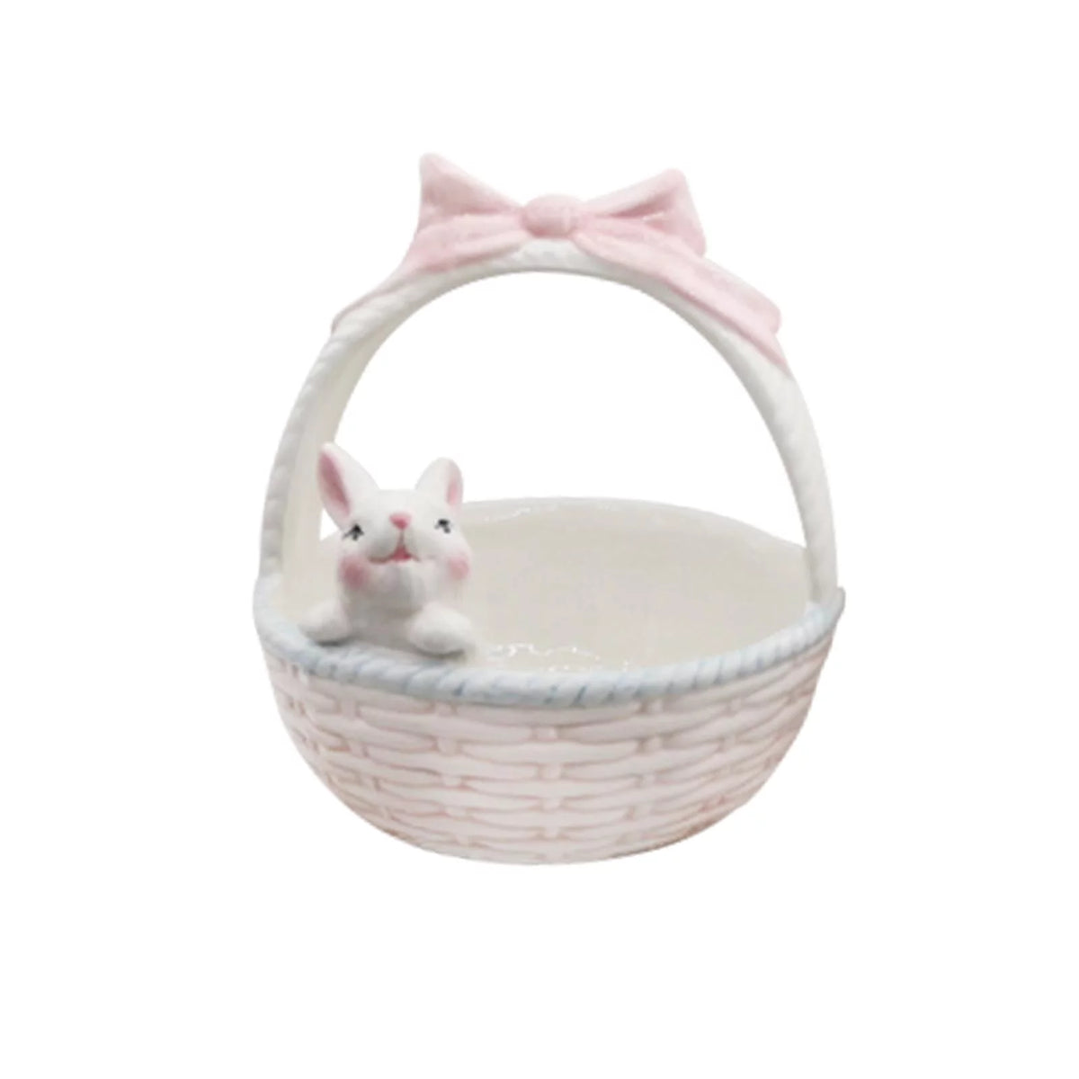 Ceramic Rabbit Easter Basket Bunny Bowls Small Candy Serving Bowls L207