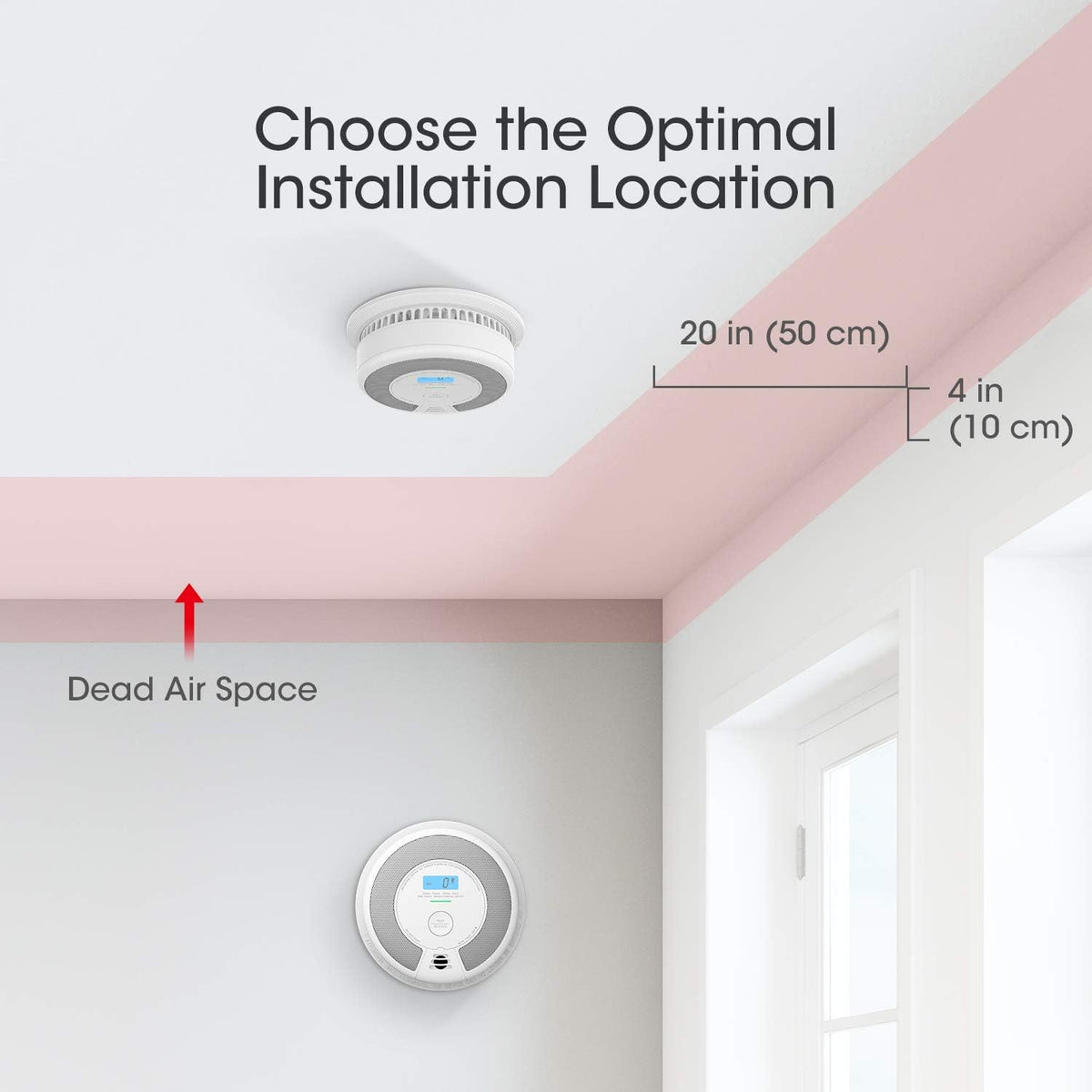 10-Year Battery Combination Smoke Carbon Monoxide Detector Alarm K116248